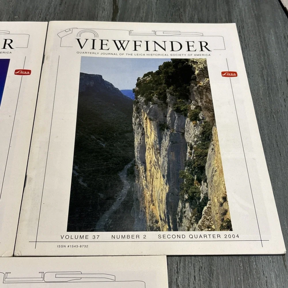 2004 V37 Vol 1-3 Viewfinder Leica Quarterly Journals (LHSA) - Rare!